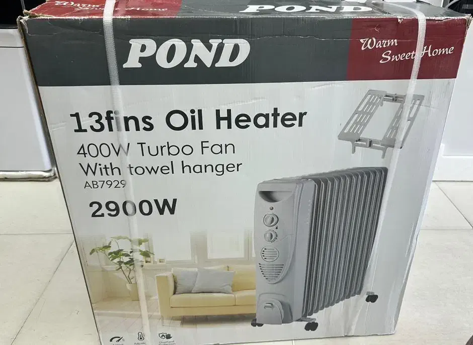 7ab36be8-49ca-4ea4-9dea-f84bb2920ab9 شوفاژ برقی پوند POND مدل AB7929 - Image 1