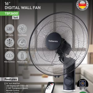 پنکه دیواری کنترل دار تلیونیکس مدل TSF2600