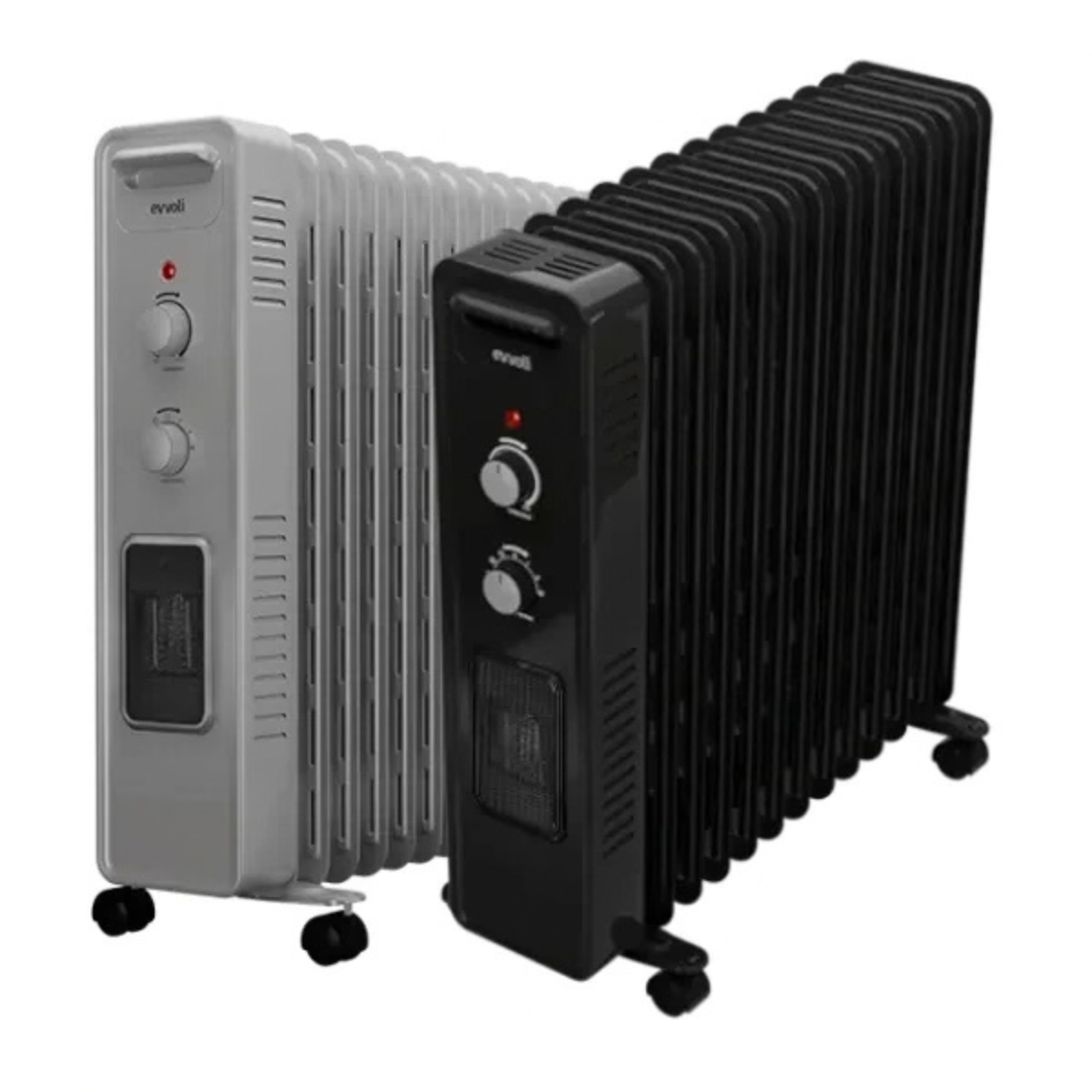 2 شوفاژبرقی 13پره هیتردار ایوولی مدل EVOH-13PTFB مشکی - تصویر 1